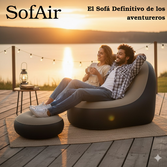 Sofá Inflable - Práctico, Cómodo y Premium